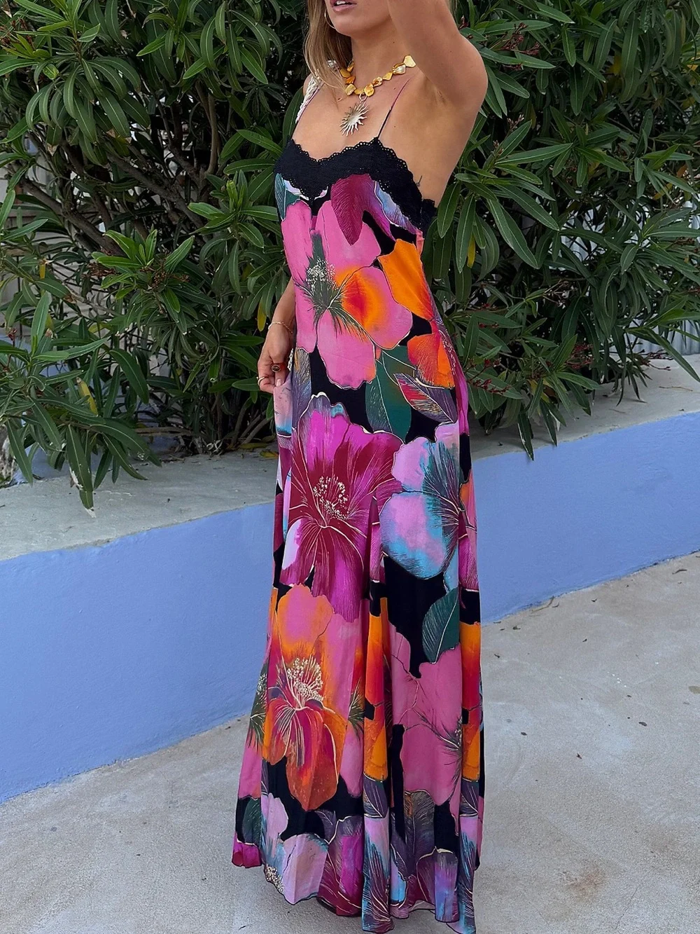 Free People Bloomspell Maxi Dress in Desert Rose Combo NWT